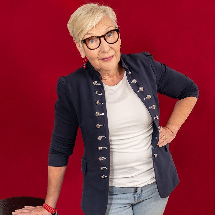 Birgita Klepke är komiker från Stockholm