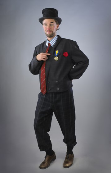 Clown och trollkarl Jonas Södergren