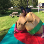 Sumobrottning, hyr sumodräkt
