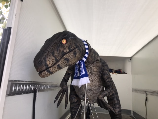 Uthyrning av dinosariudräkt