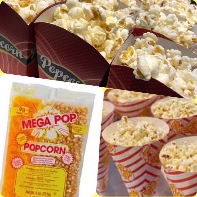 Tillbehör till popcorn