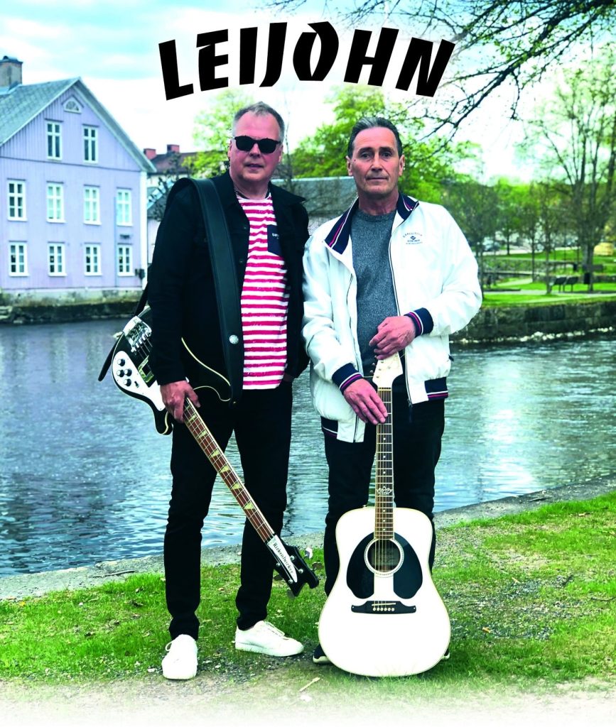 Spelar musik med rockig röst Leijohn